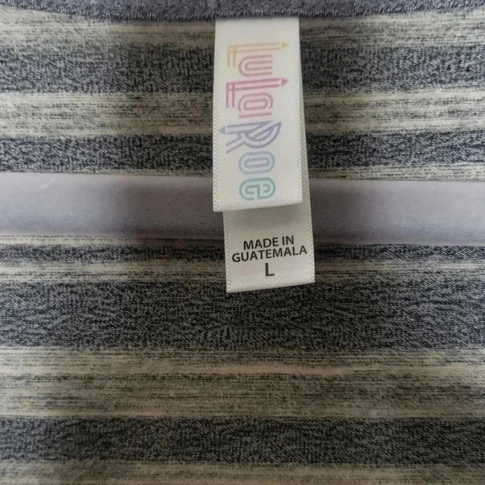 LuLaRoe | Tee | Size L | Tan and Black - Picture 3 of 5